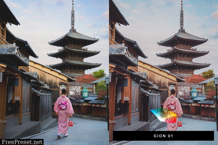 50 Kyoto Lightroom Presets and LUTs