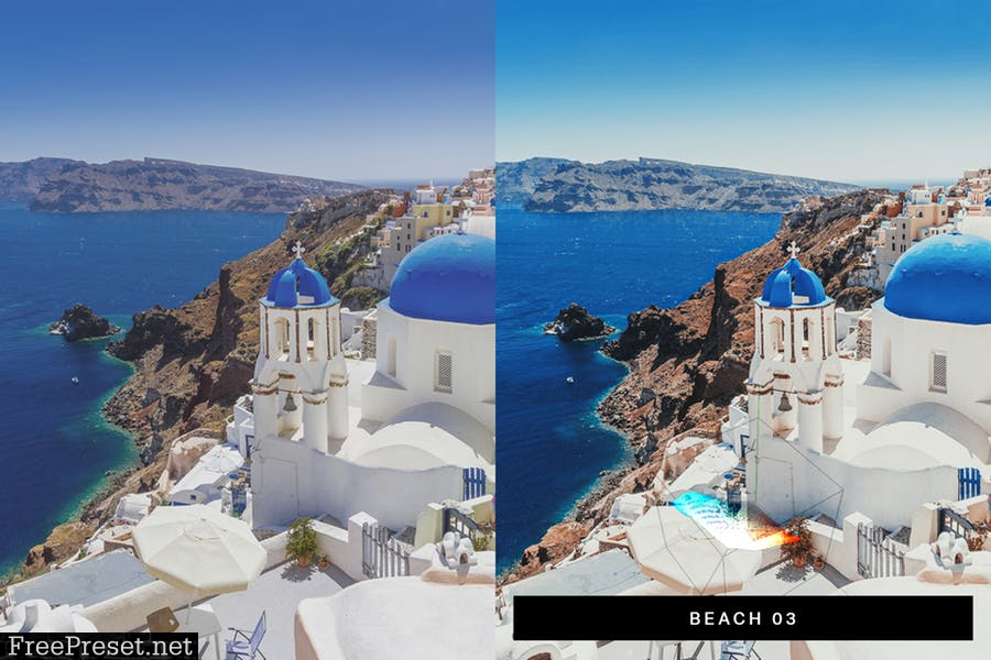 50 Santorini Lightroom Presets and LUTs