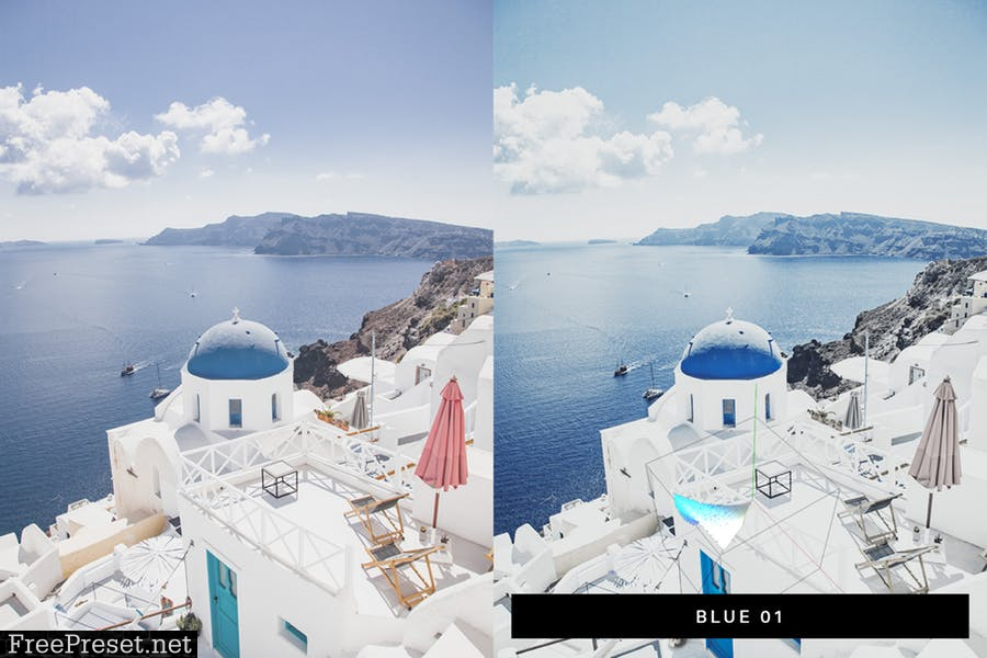 50 Santorini Lightroom Presets and LUTs