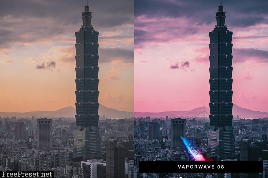 50 Sunset Color Changer Lightroom Presets and LUTs