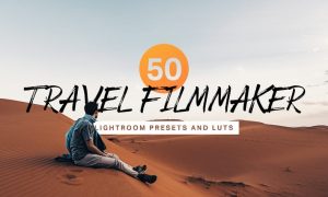 50 Travel Filmmaker Lightroom Presets and LUTs