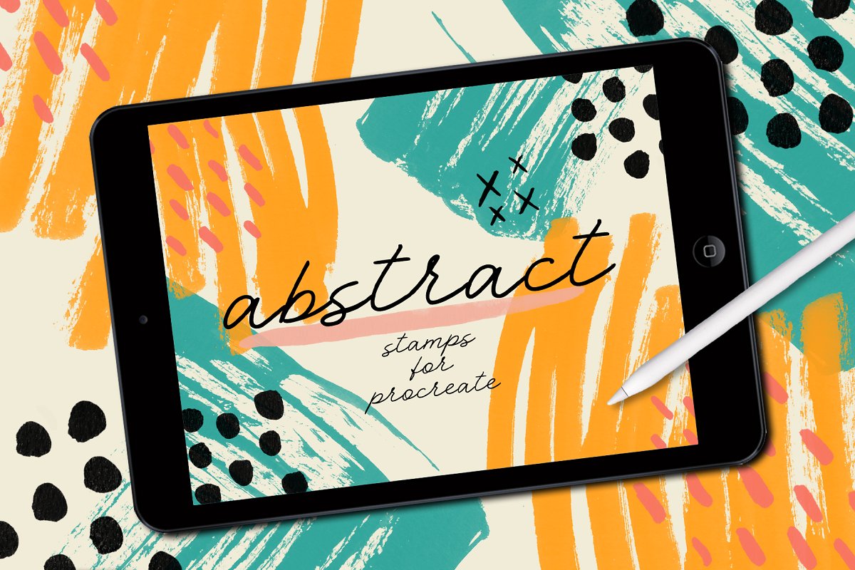 ABSTRACT STAMPS FOR PROCREATE 3745653