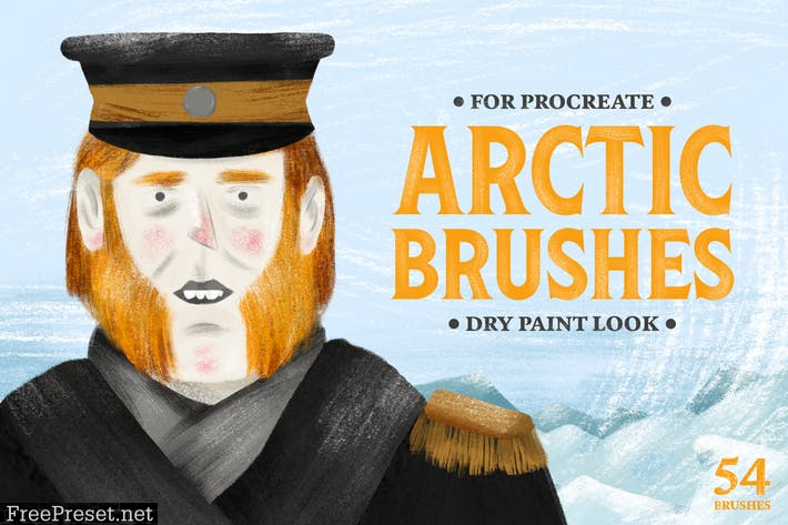 Arctic Dry Brushes for Procreate T95QKKQ