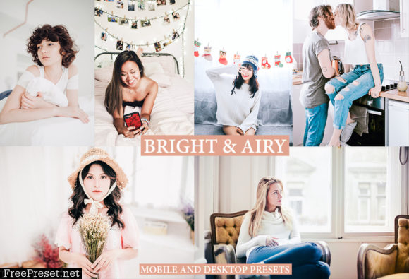 BRIGHT & AIRY Lightroom Presets Premium