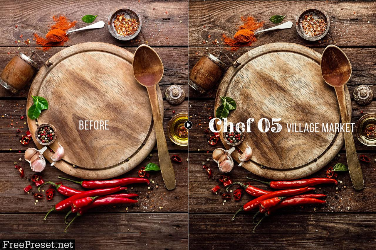 Chef - 50 Food Presets for Lightroom & Photoshop 25551048