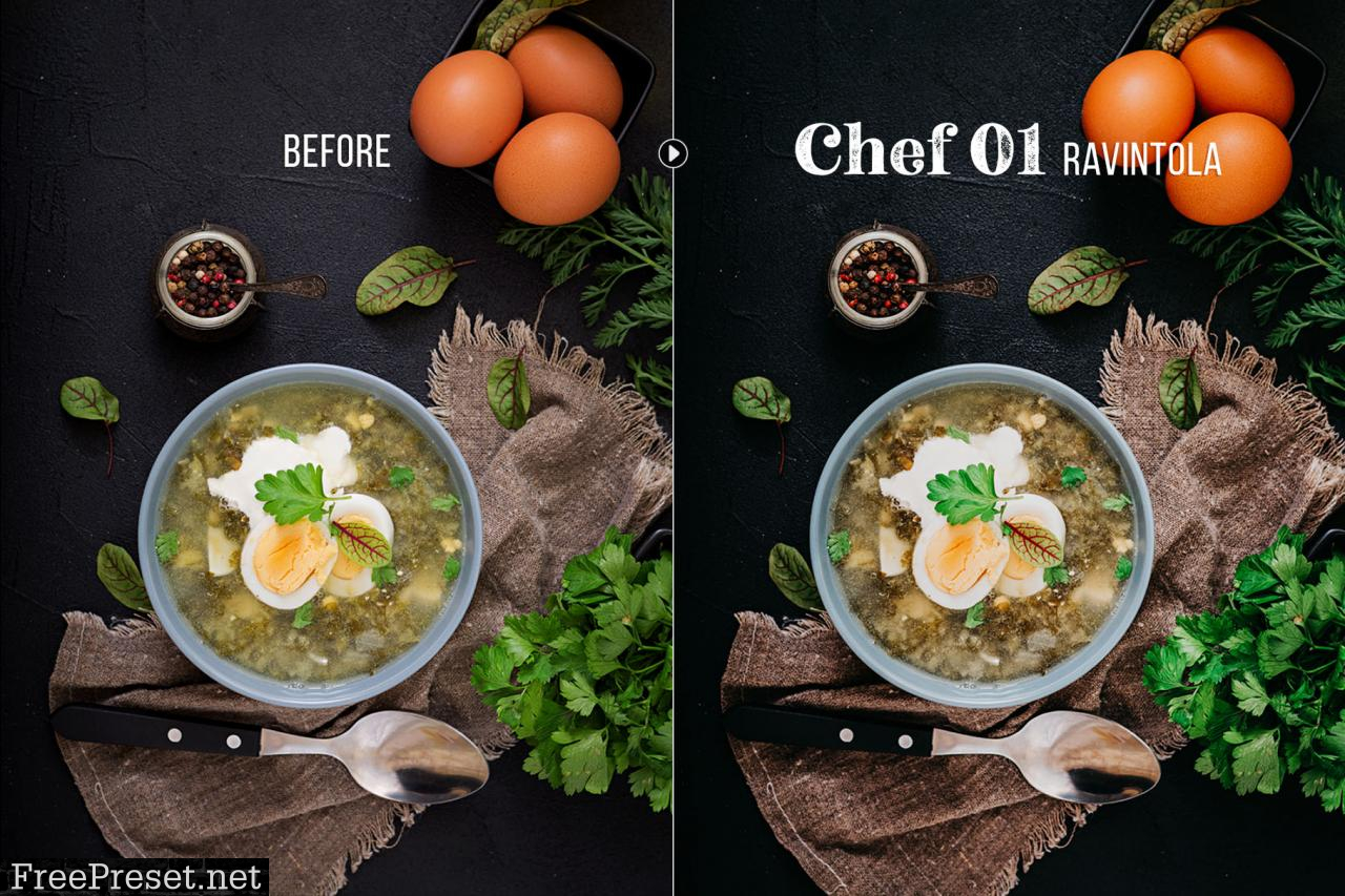 Chef - 50 Food Presets for Lightroom & Photoshop 25551048