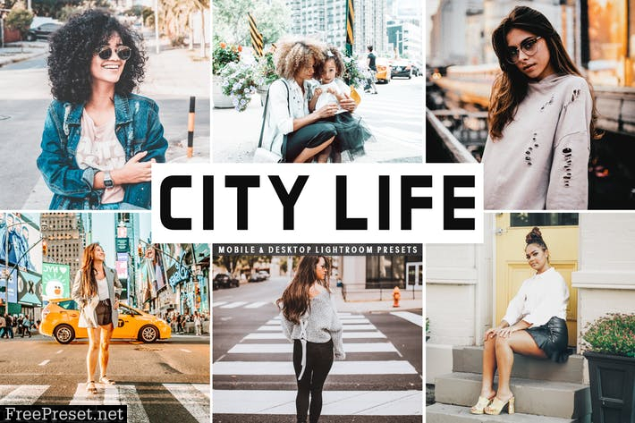 City Life Mobile & Desktop Lightroom Presets