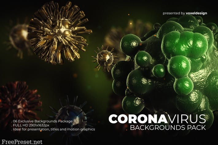 Corona Virus Backgrounds Pack YFCVPPR