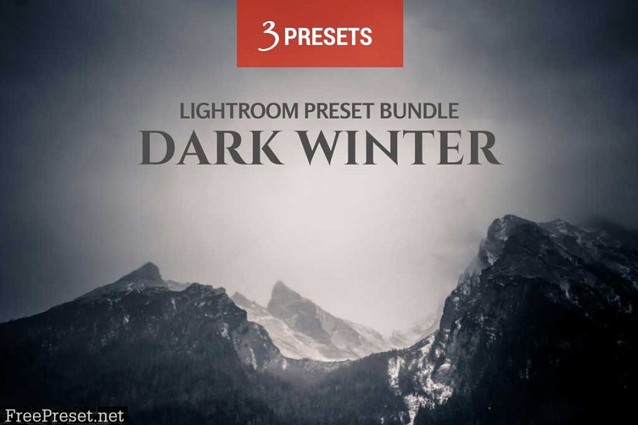 Dark Winter 3 LR Preset Bundle 178740