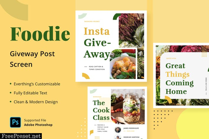 Foodie Giveaway - Feed Post 69DKGXT
