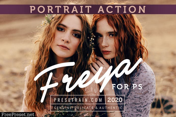 Freya Portrait Action for Photoshop 2CH4VCT