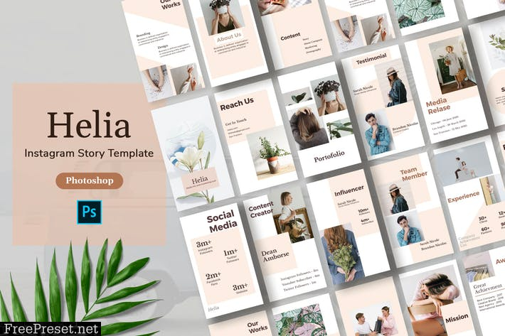 Helia - Minimalism Instagram Story Template ZYYQ2AV