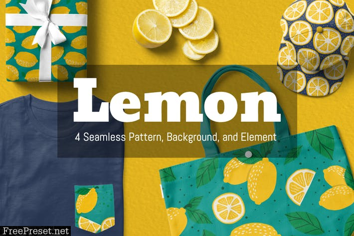 Lemon Seamless Pattern 2WPFC8R