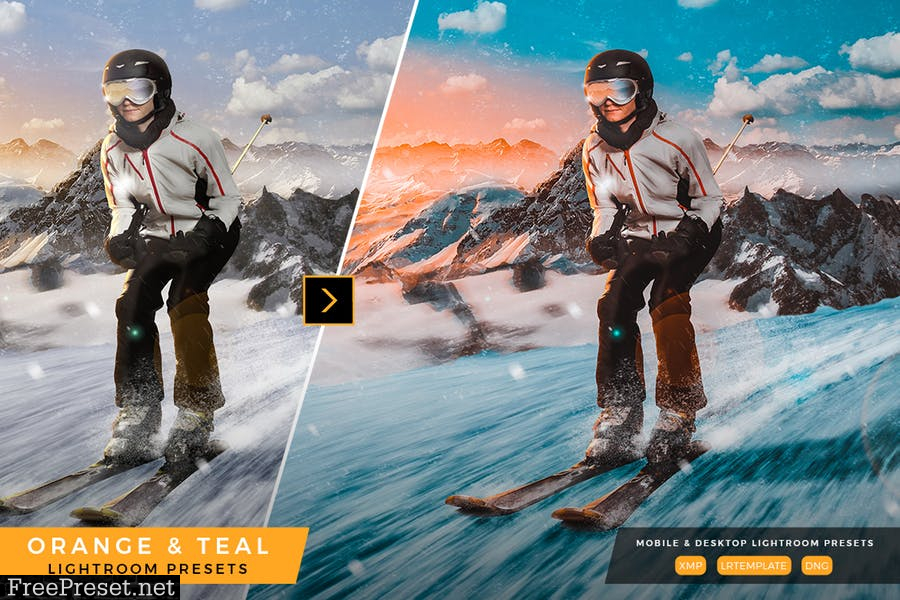 Orange and Teal Lightroom Presets