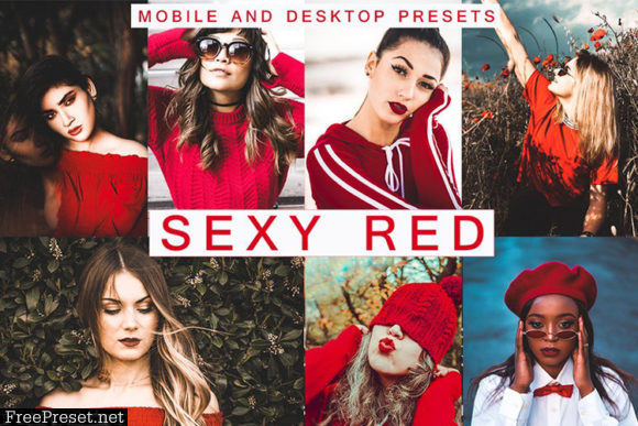 SEXY RED Lightroom Presets Premium