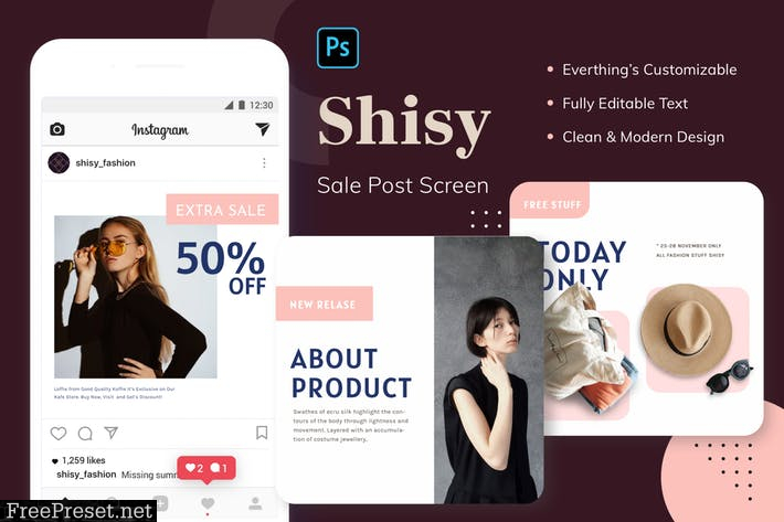 Shisy Sale - Instagram Feed Post  R8Z92J2