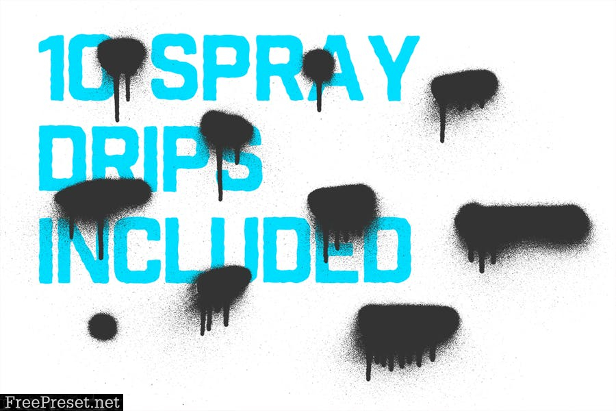 Spray Paint Drip Textures 6XQPPL9