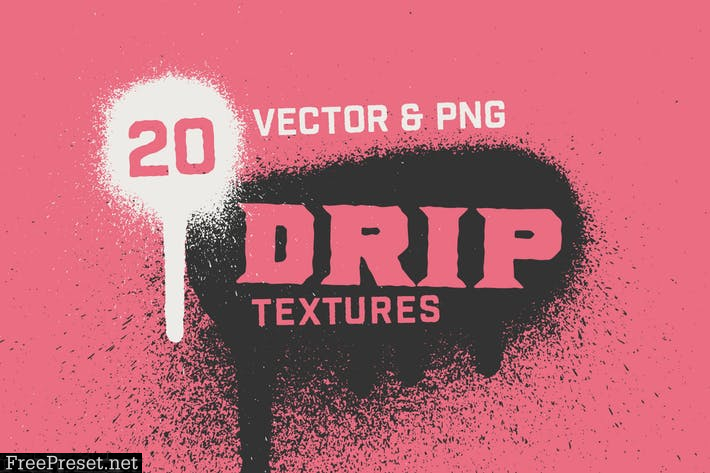 Spray Paint Drip Textures 6XQPPL9