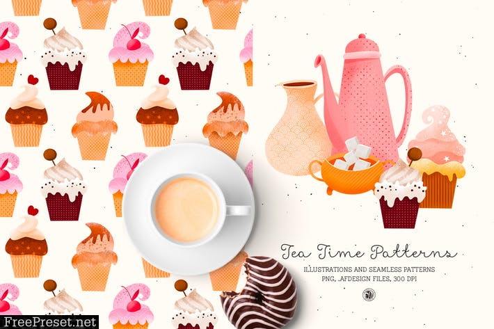 Tea Time Patterns HJXD7X5