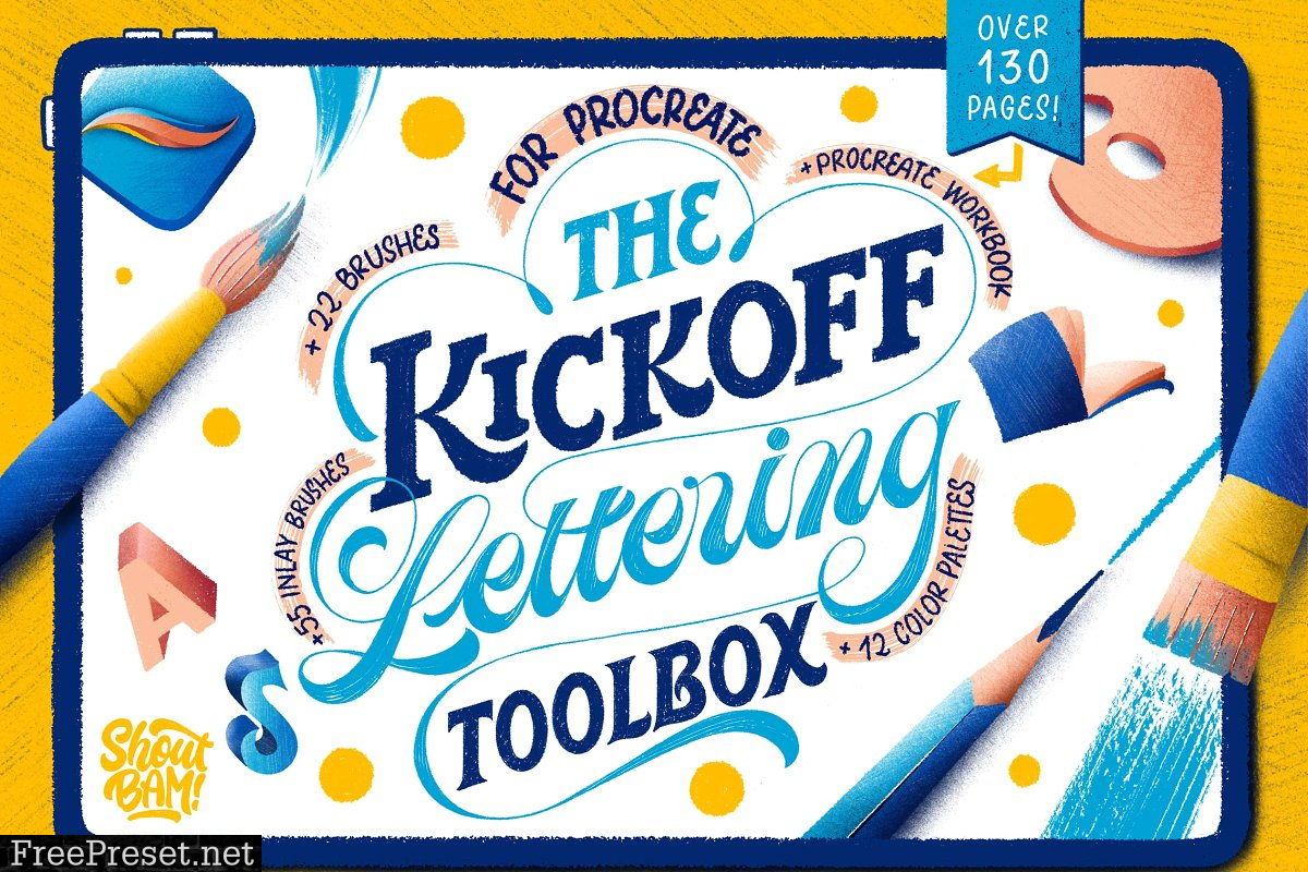 The KickOff Lettering Toolbox 4357660