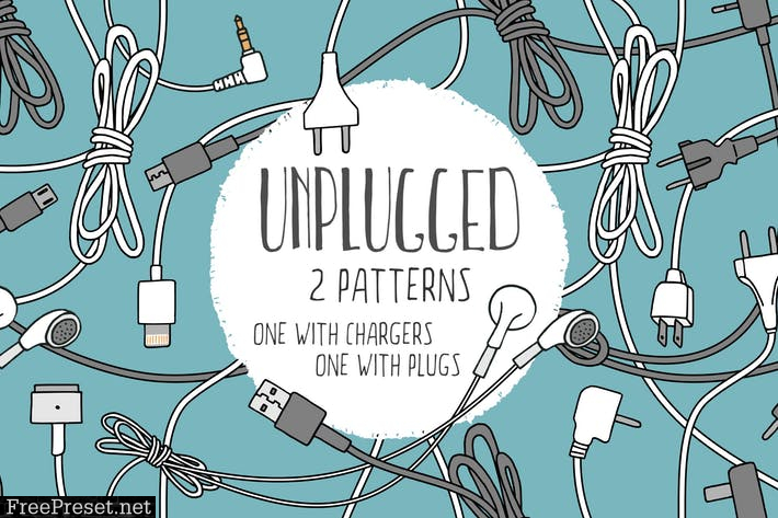 Unplugged - Two Seamless Patterns HRVQQVA