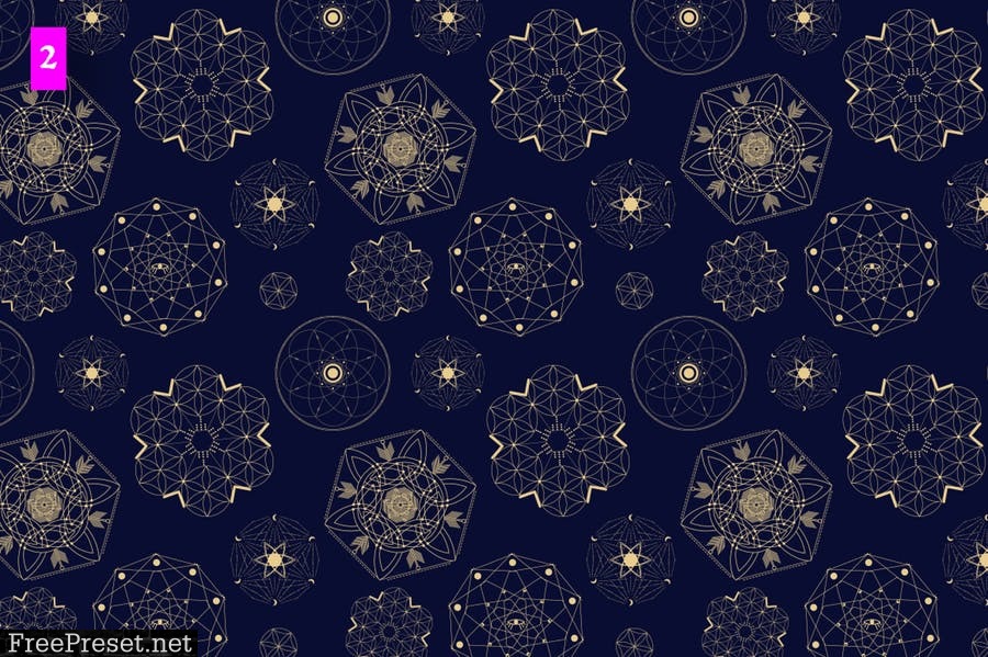 11 Sacred seamless patterns PJ9X2C