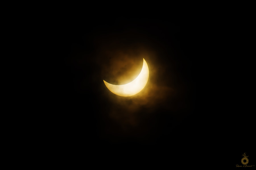Solar eclipse by Romuald Hérouart on 500px.com