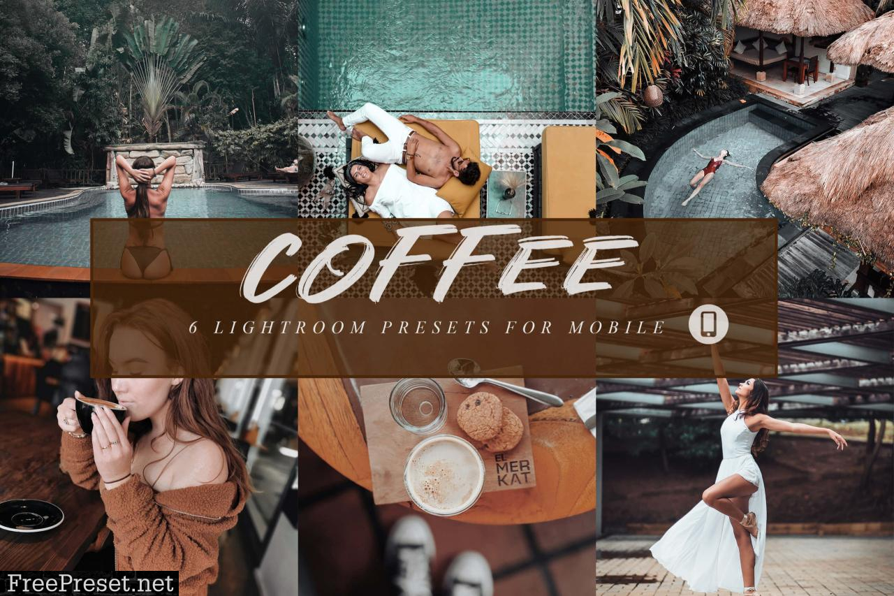 6 Coffee Mobile Lightroom Presets 3666330