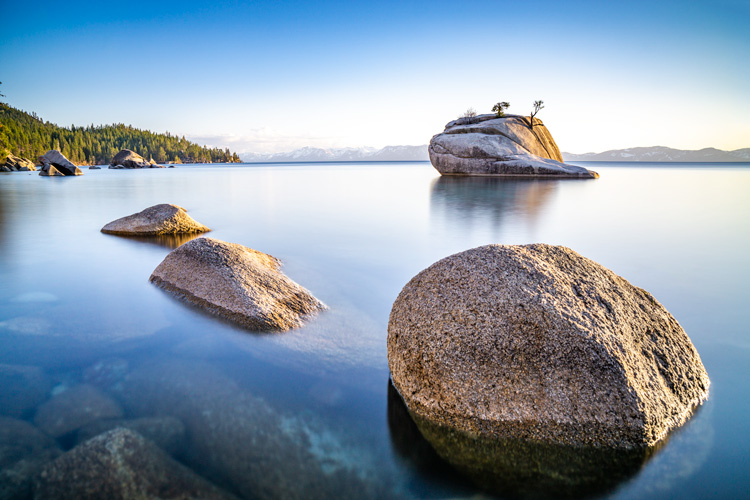 Bonsai Rock, Lake Tahoe | Sunset