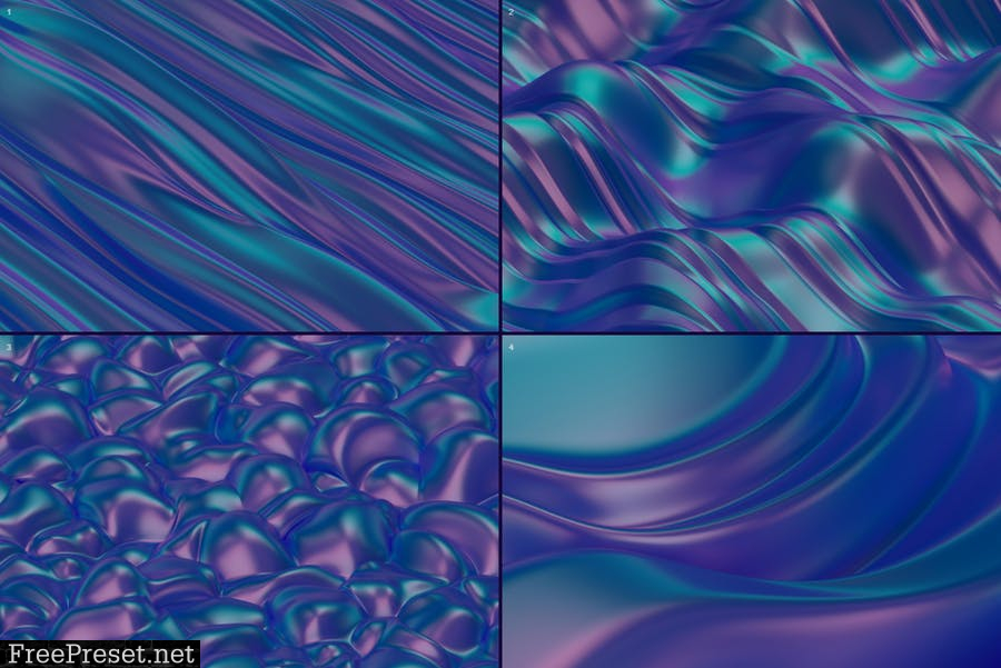 Abstract 3D Wavy Backgrounds 2DUGQRH