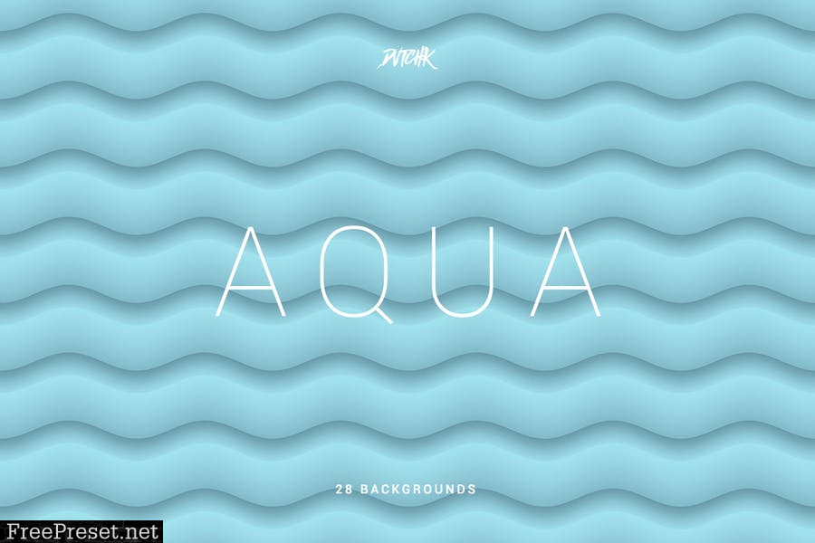 Aqua | Soft Abstract Wavy Backgrounds PVQYX9