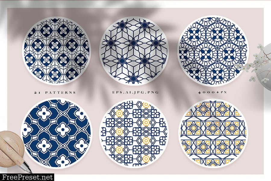 Arabic & Islamic Seamless Patterns Z7VW7NW