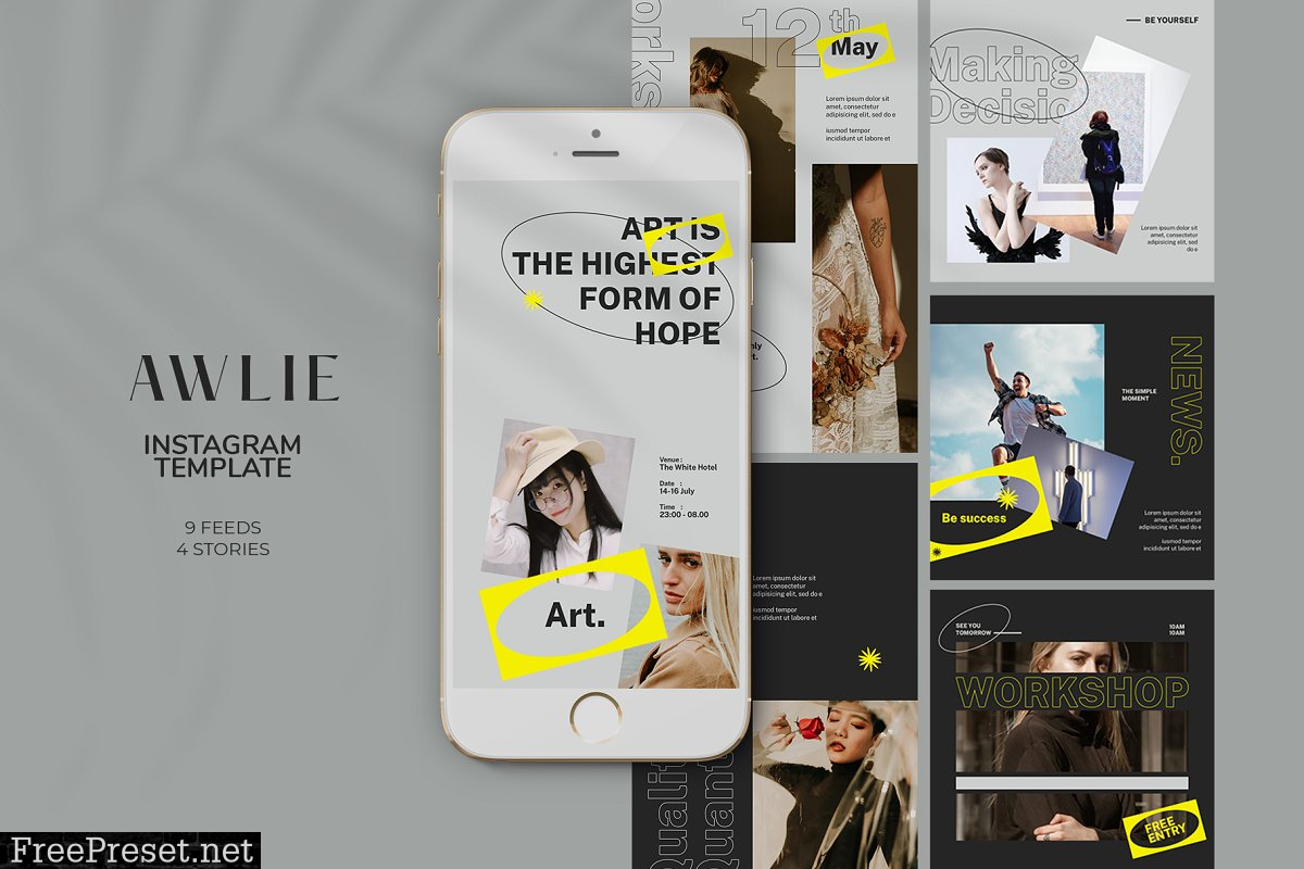 Awlie Instagram Templates 3382587