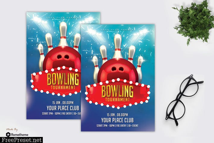 Bowling Tournament - Sport Flyer MR