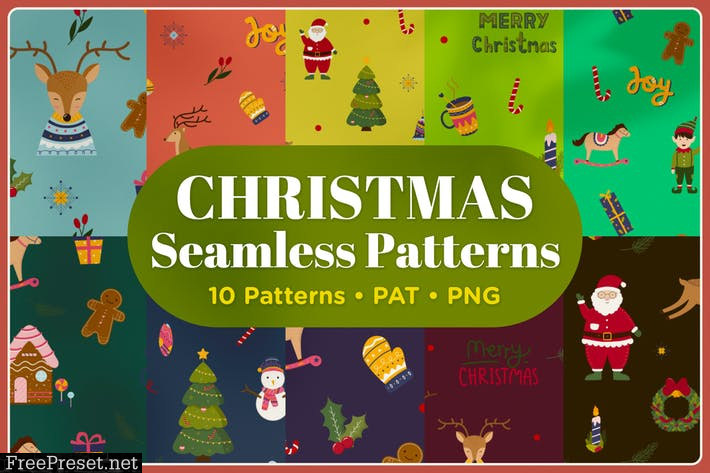 Christmas Seamless Patterns J3NVDDP