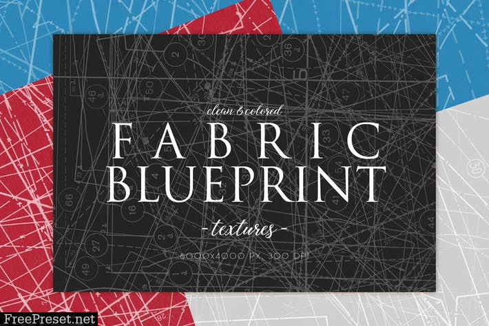 Clean Fabric Blueprint Textures  2D4PFL4