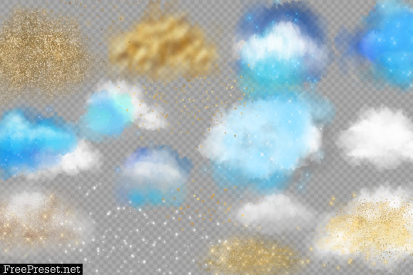 Clouds and Stars Overlays