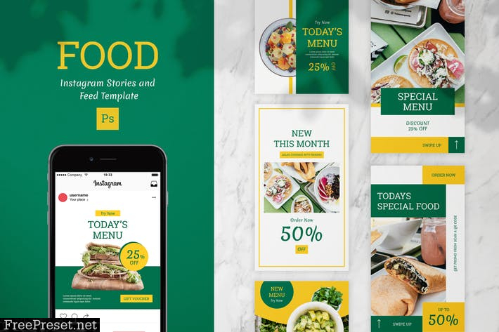 Food Instagram Template QFUVHFP