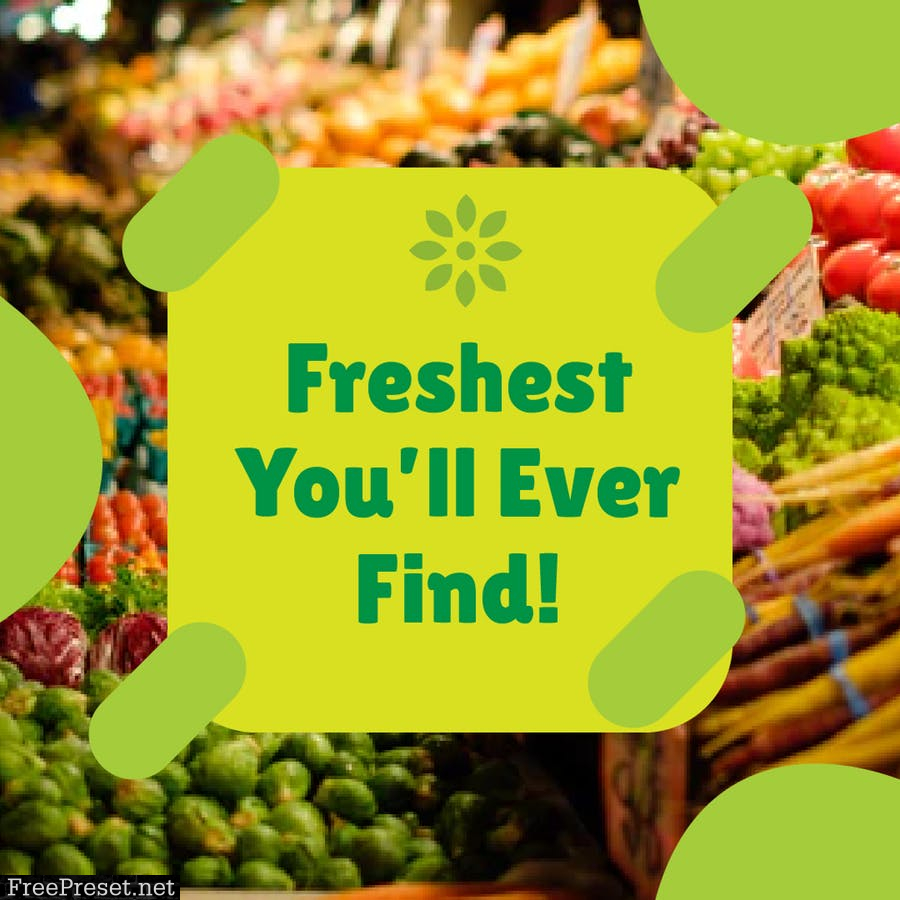 Fresh Veggies Social Media Posts Y3HRLD5