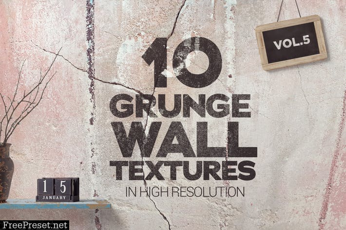 Grunge Wall Textures Vol.5  DL8TKAQ