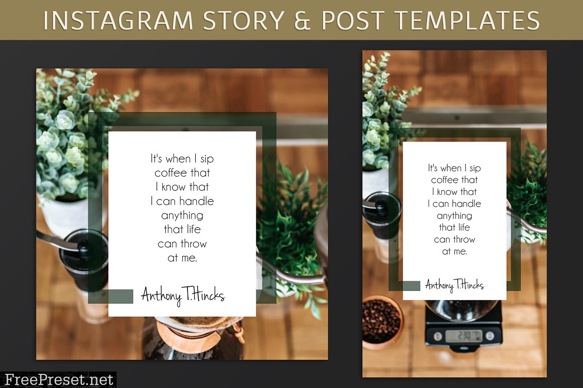 Instagram Post & Story Templates 2878743