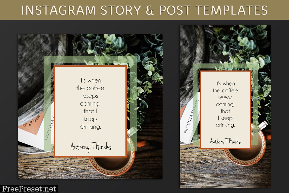 Instagram Post & Story Templates 2878743