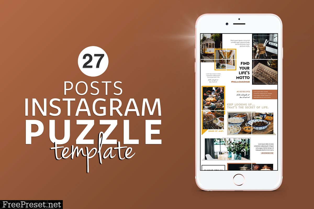 Instagram Puzzle Template Lifestyle 4400309