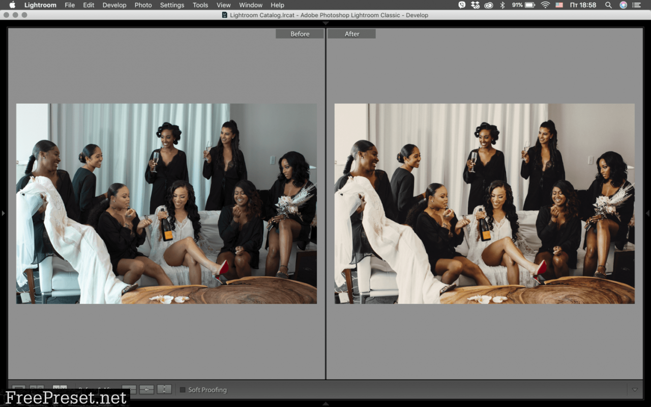 IVASH Studio - Wedding MIAMI - 1 GOLD Skin Lightroom Preset