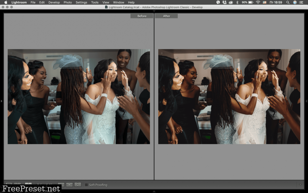 IVASH Studio - Wedding MIAMI - 1 GOLD Skin Lightroom Preset