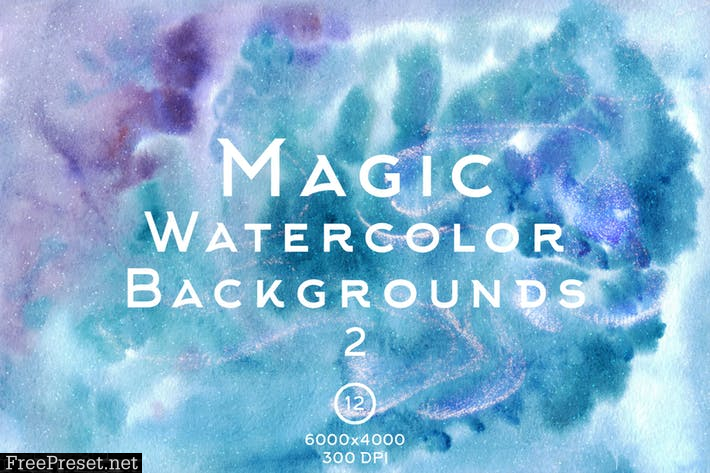 Magic Watercolor Backgrounds 2  KWZBTB4