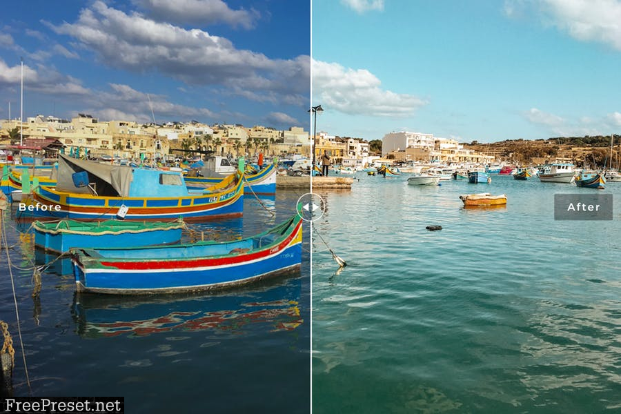 Marsaxlokk Mobile & Desktop Lightroom Presets