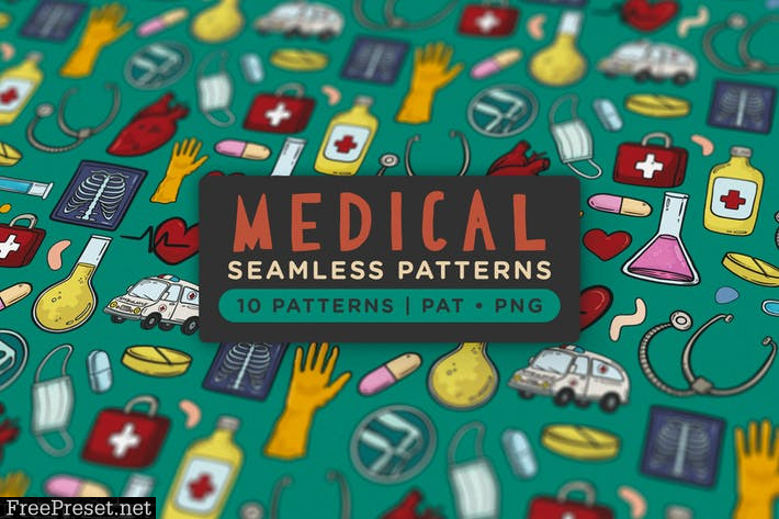 Medical Seamless Patterns 5WKCY8H