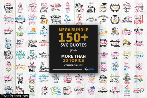 Mega Bundle 150 Quotes