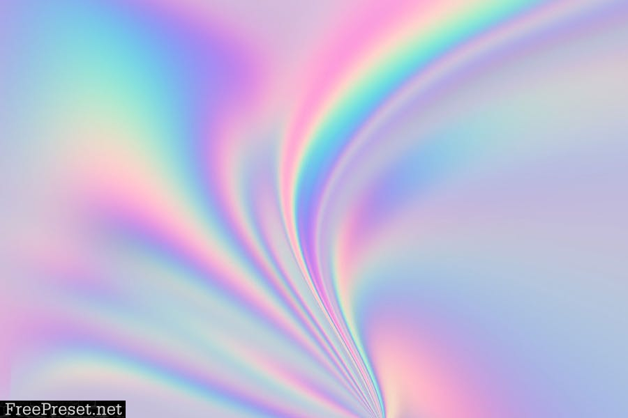 Neon Holographic Abstract Background Set GKS23JK